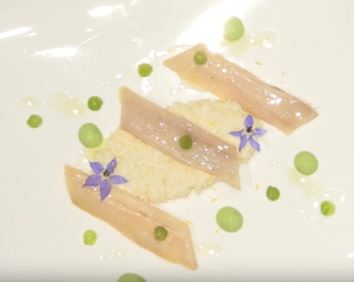 Filets de perches LOË fumés en remoulade de Céleri et wasabi d’ici