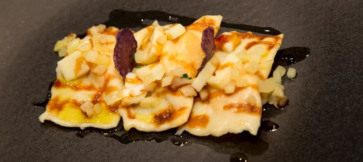 Ravioli del plin au potimarron et aux amaretti